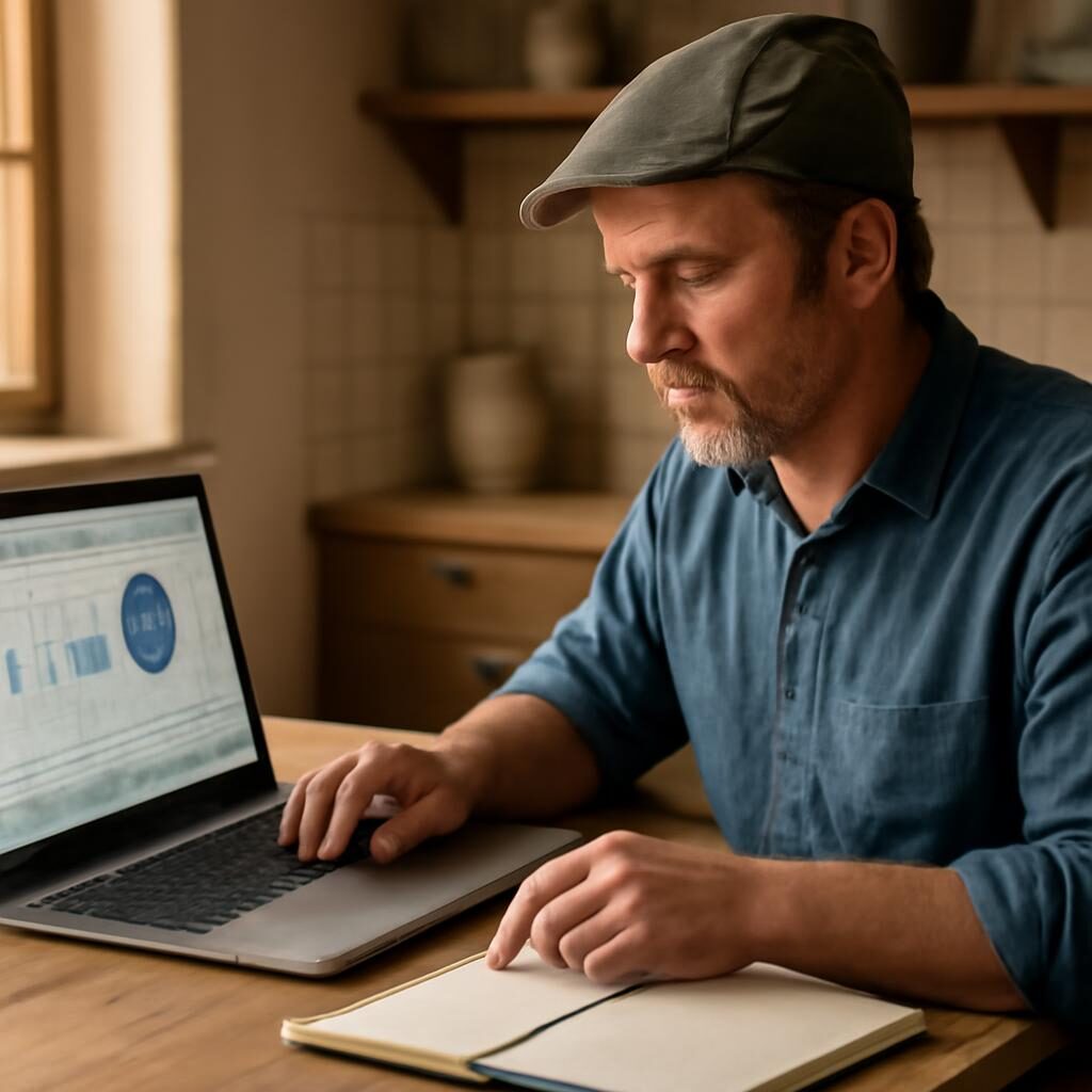 EBE en elevage bovin : analyse financiere sur ordinateur