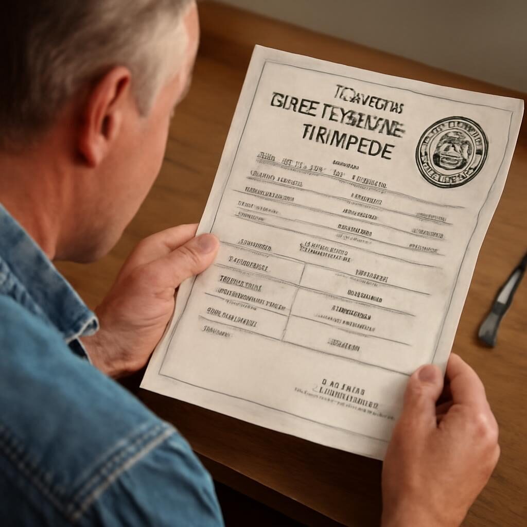 Document certificat genealogique bovin avec cachet association de race